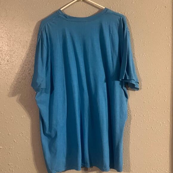 Very Important Tee Unisex XXL Blue "On The Road Again" with Guitar road trip - Picture 2 of 10